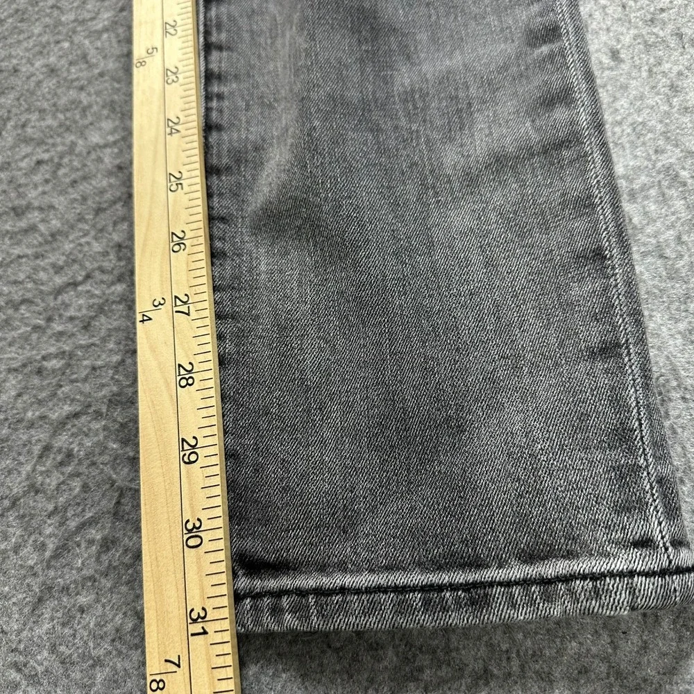 Abercrombie Fitch Mens Skinny Taper Stretch Jeans Gray Size 30W 32L Distressed‎